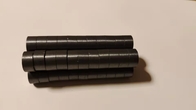 12*6mm Cylinder Ferrite Bar Magnets For Fridge Whiteboard Magnetic Map