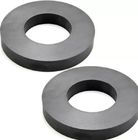 Hard Diametrically Magnetized Ferrite Ring Magnet Round Custom Size Y30 Y35