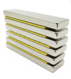 ซื้อ รูปร่างแถบบล็อกแบบกำหนดเอง N42 แม่เหล็กนีโอไดเมียจำนวนมาก 50 * 30 * 10 มม online manufacture