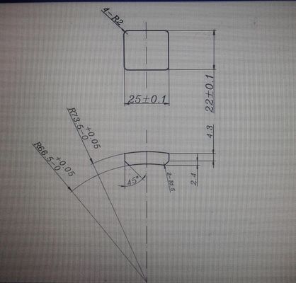 ซื้อ แม่เหล็กเฟอร์ไรต์รูปร่างโค้ง 25X22X7 มม. ที่ใช้กันอย่างแพร่หลายสำหรับมอเตอร์พัดลมเพดาน BLDC online manufacture