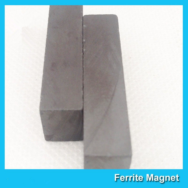 Customized Long Large Bar Ferrite Ceramic Magnet For Industrial Use